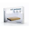 HDD-korpus Gembird EE2-U3S-3-GL 2,5-tollistele SATA-kõvaketastele, ühe pesaga, USB 3.0, kuldne