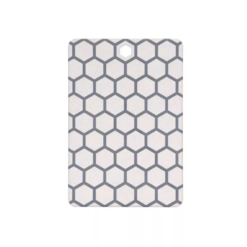 Lõikelaud RESTO 95401 ristkülikukujuline plastik 138×200×8 mm hall/valge