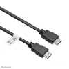 Neomounts HDMI3MM HDMI-kaabel - 1 meeter, 1 m, HDMI tüüp A (standardne), HDMI tüüp A (standardne), 10,2 Gbit/s, Must