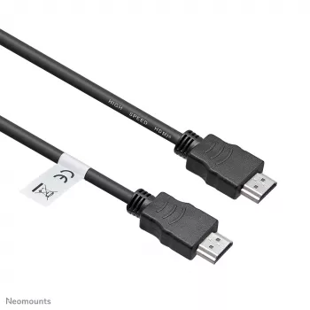Neomounts HDMI3MM HDMI-kaabel - 1 meeter, 1 m, HDMI tüüp A (standardne), HDMI tüüp A (standardne), 10,2 Gbit/s, Must