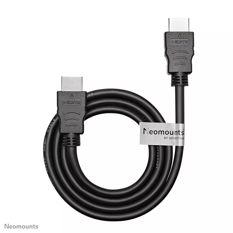 Neomounts HDMI3MM HDMI-kaabel - 1 meeter, 1 m, HDMI tüüp A (standardne), HDMI tüüp A (standardne), 10,2 Gbit/s, Must