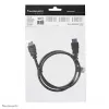 Neomounts HDMI3MM HDMI-kaabel - 1 meeter, 1 m, HDMI tüüp A (standardne), HDMI tüüp A (standardne), 10,2 Gbit/s, Must