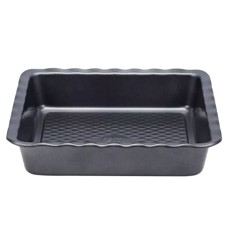 Lasagnevorm Resto Kitchenware 96115 Ristkülikukujuline süsinikterasest 255x255x50 mm