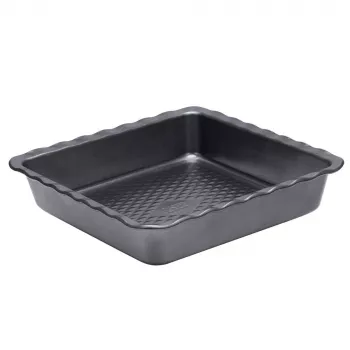 Lasagnevorm Resto Kitchenware 96115 Ristkülikukujuline süsinikterasest 255x255x50 mm