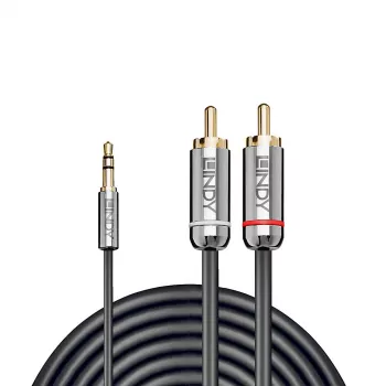 Lindy 3m 3,5 mm kuni RCA audiokaabel, Cromo Line