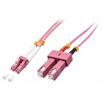 Lindy 46361 InfiniBand/fiiberoptiline kaabel 2 m LC SC Roosa