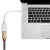 Lindy 0,20 m Mini DisplayPort-DisplayPort-adapterkaabel, 0,15 m, Mini DisplayPort, DisplayPort, isane, emane, valge