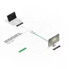 Lindy 0,20 m Mini DisplayPort-DisplayPort-adapterkaabel, 0,15 m, Mini DisplayPort, DisplayPort, isane, emane, valge