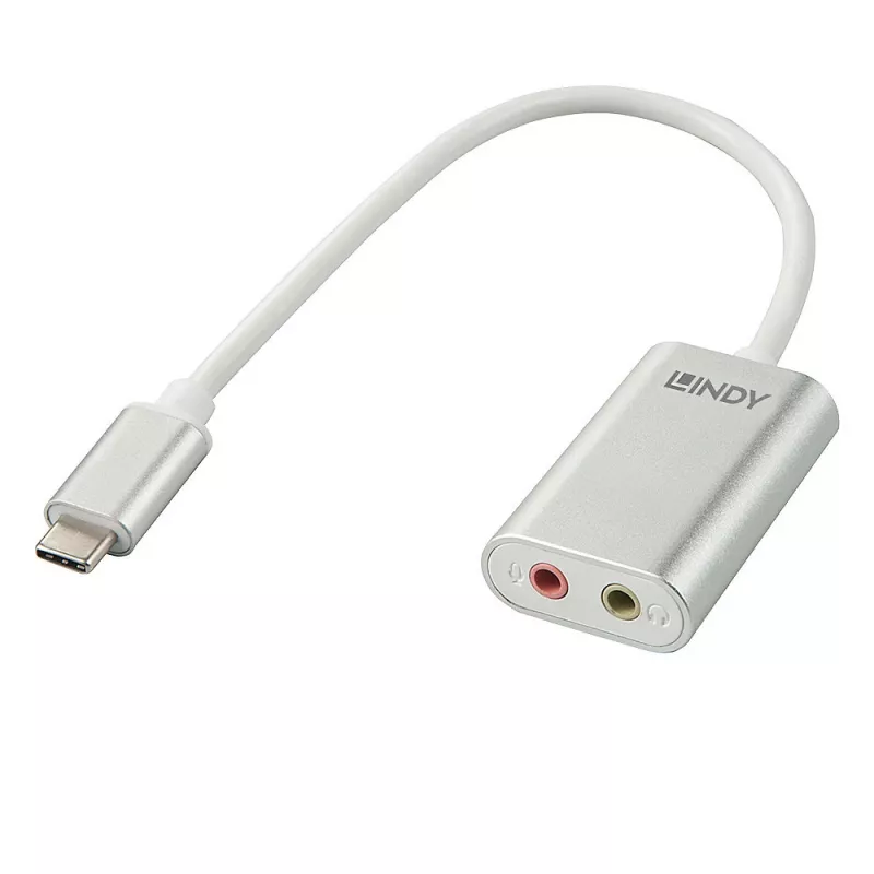 USB Type C helimuundur Lindy 42711