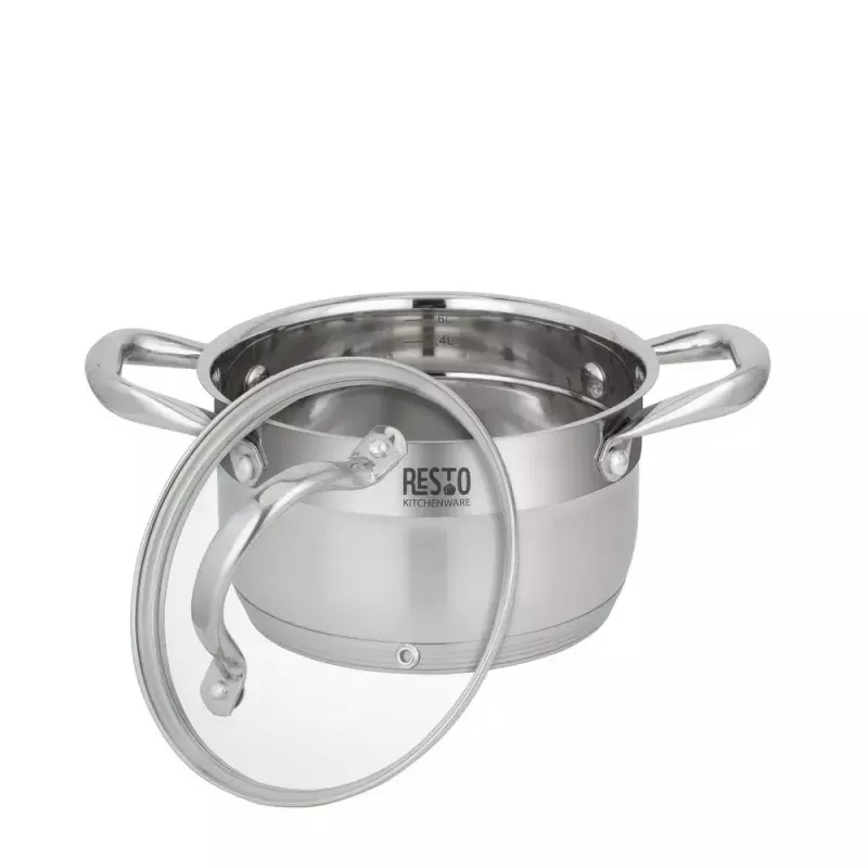 Resto Kitchenware Rigel 1,9 l ümmargune roostevabast terasest pott