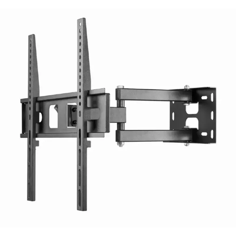 TV seinahoidik Gembird WM-55ST-03 32–55-tollistele ekraanidele, VESA kuni 400x400, kalle -18°/5°, pööre ±90°, max koormus 35 kg, must