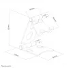 Neomounts DS10-150SL1 telefonialus kuni 4,7 tolli - kokkupandav - universaalne
