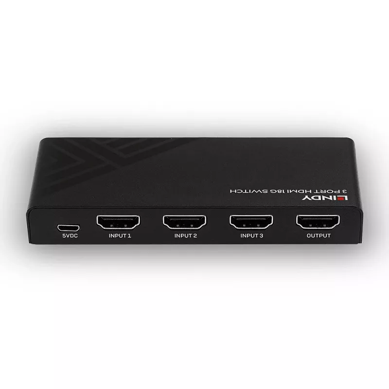 Lindy 3 pordiga HDMI 18G lüliti