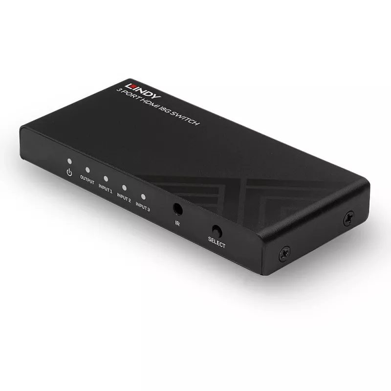 Lindy 3 pordiga HDMI 18G lüliti