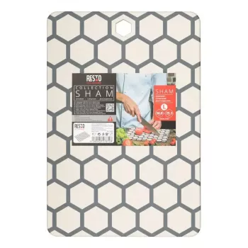 Lõikelaud Resto Kitchenware 95403 Ristkülikukujuline Plastik Hall Valge