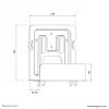 Neomounts AWL-440BL meediapleieri hoidik - universaalne