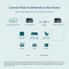 TP-Link 10/100 Mbps RJ45 kuni 100 Mbps ühemoodiline SC WDM kahesuunaline kiudmuundur