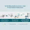 TP-Link 10/100 Mbps RJ45 kuni 100 Mbps ühemoodiline SC WDM kahesuunaline kiudmuundur