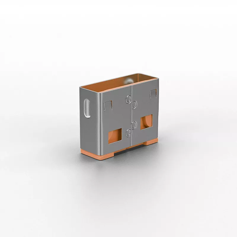 Lindy USB-pordi blokeerija (ilma võtmeta) – pakendis 10 tk, värvikood: oranž