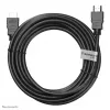 Neomounts HDMI15MM HDMI-kaabel - 5 meetrit, 5 m, HDMI tüüp A (standardne), HDMI tüüp A (standardne), 10,2 Gbit/s, must