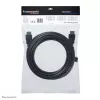 Neomounts HDMI15MM HDMI-kaabel - 5 meetrit, 5 m, HDMI tüüp A (standardne), HDMI tüüp A (standardne), 10,2 Gbit/s, must
