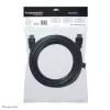 Neomounts HDMI15MM HDMI-kaabel - 5 meetrit, 5 m, HDMI tüüp A (standardne), HDMI tüüp A (standardne), 10,2 Gbit/s, must