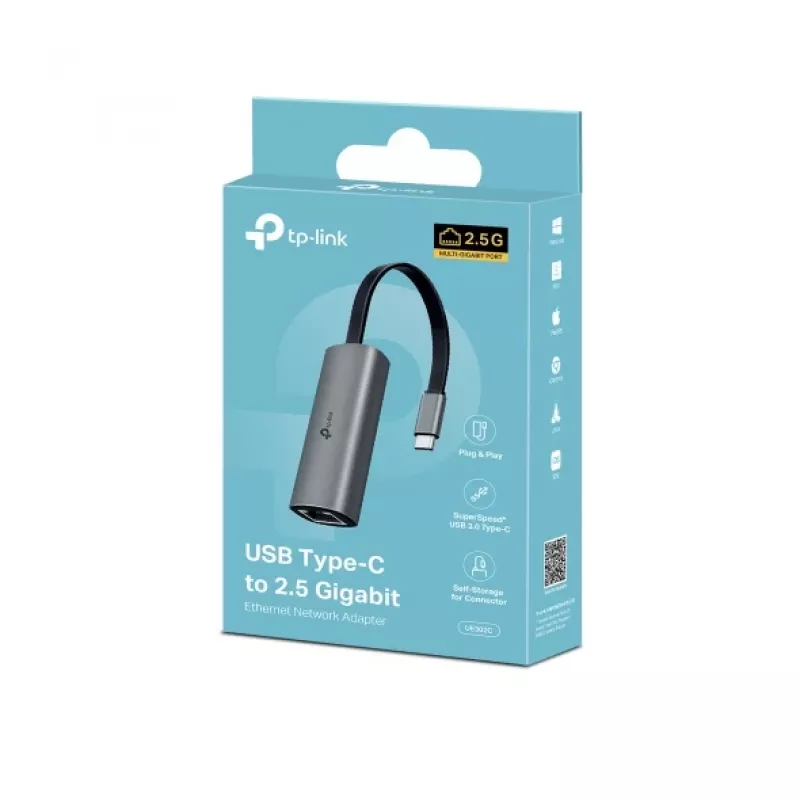 TP-Link UE302C võrgukaart Ethernet 2500 Mbit/s