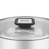 Resto Kitchenware Anser 2,5 l ümmargune pott, must, roostevaba teras
