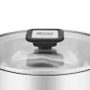 Resto Kitchenware Anser 2,5 l ümmargune pott, must, roostevaba teras