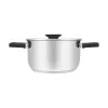 Resto Kitchenware Anser 2,5 l ümmargune pott, must, roostevaba teras