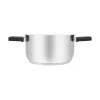 Resto Kitchenware Anser 2,5 l ümmargune pott, must, roostevaba teras