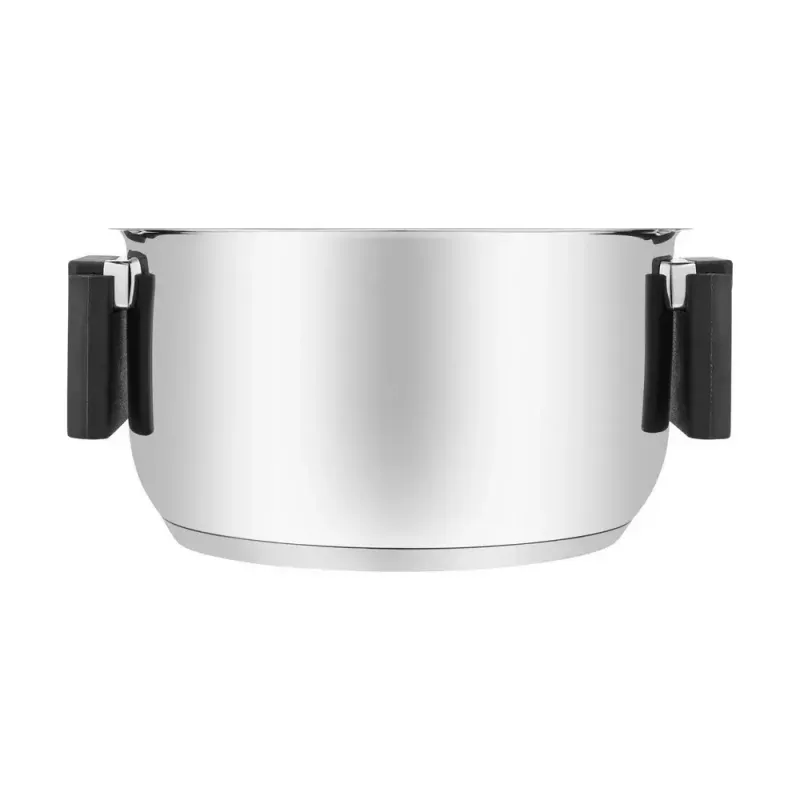 Resto Kitchenware Anser 2,5 l ümmargune pott, must, roostevaba teras
