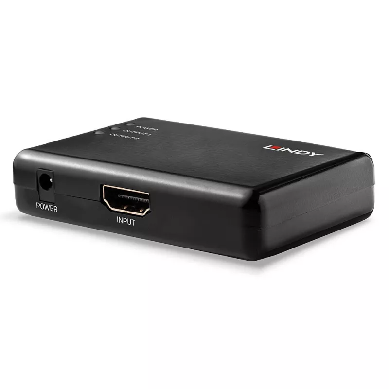 Lindy 2-pordiline HDMI 10,2G jaotur, kompaktne
