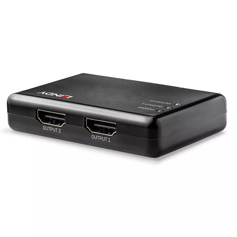 Lindy 2-pordiline HDMI 10,2G jaotur, kompaktne