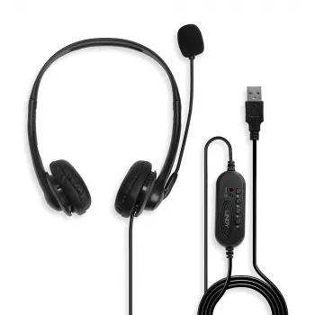 Peakomplekt Lindy USB Type A juhtmega peakomplekt integreeritud juhtimisega