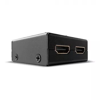 Lindy 2 pordiga HDMI 18G kahesuunaline lüliti, HDMI, metall, must, 60 Hz, 18 Gbit/s, 3840 x 2160 pikslit