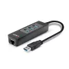 USB-jaotur ja Gigabit Etherneti muundur Lindy 43176