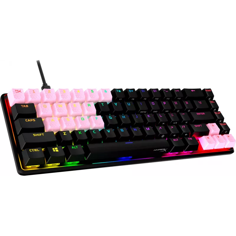 Klaviatuurikate HyperX Rubber Keycaps Gaming Accessory Kit roosa US paigutus HyperX ja Cherry MX stiilis lülititele
