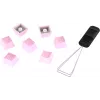 Klaviatuurikate HyperX Rubber Keycaps Gaming Accessory Kit roosa US paigutus HyperX ja Cherry MX stiilis lülititele