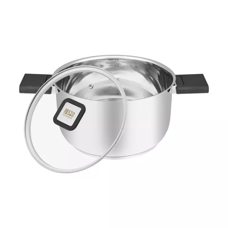 Resto Kitchenware Anser 3.2 L ümmargune must roostevaba teras
