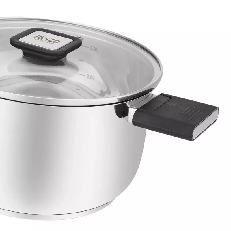 Resto Kitchenware Anser 3.2 L ümmargune must roostevaba teras