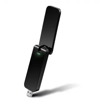 TP-Link AC1300 juhtmeta kaheribaline USB WiFi adapter, Juhtmevaba, USB, WLAN, Wi-Fi 5 (802.11ac), 867 Mbit/s, Must