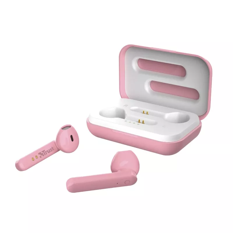Trust Primo Peakomplekt True Wireless Stereo (TWS) Kõrvasisesed Kõned/Muusika Bluetooth Roosa
