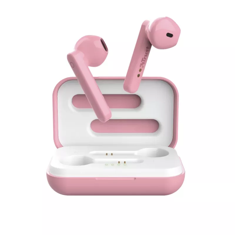 Trust Primo Peakomplekt True Wireless Stereo (TWS) Kõrvasisesed Kõned/Muusika Bluetooth Roosa