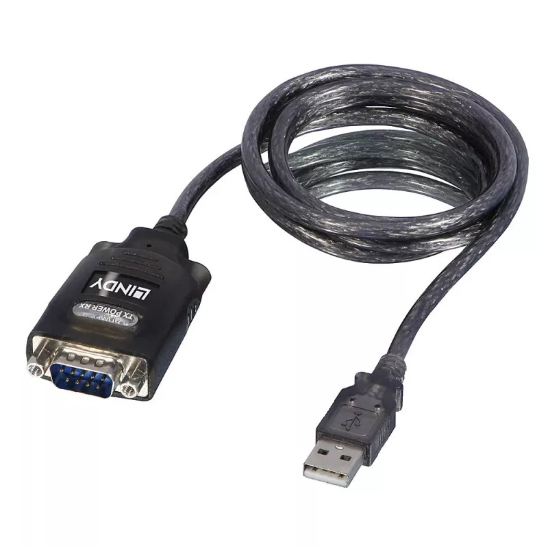Lindy USB-jadaadapter COM-pordi säilitamisega