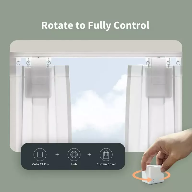 Nutikas juhtmevaba kontroller, Aqara Cube T1 Pro (CTP-R01), juhtmevaba, Zigbee