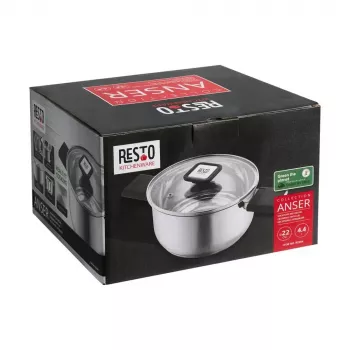 Resto Kitchenware Anser 4,4 L ümmargune must roostevaba teras