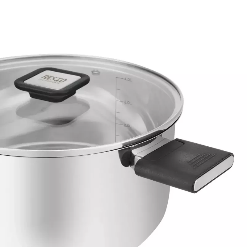 Resto Kitchenware Anser 4,4 L ümmargune must roostevaba teras