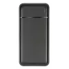 Portable Power Bank Rivacase VA2102 Lithium Polymer 20000 mAh, Quick Charge 3.0, 2×USB-A + 1×USB-C, 22.5 W, Must