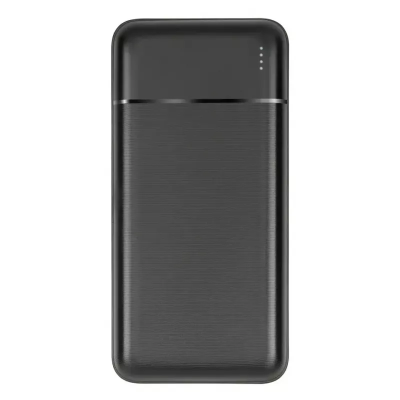 Portable Power Bank Rivacase VA2102 Lithium Polymer 20000 mAh, Quick Charge 3.0, 2×USB-A + 1×USB-C, 22.5 W, Must